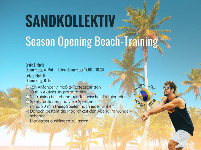 Sandkollektiv Season Opening Training