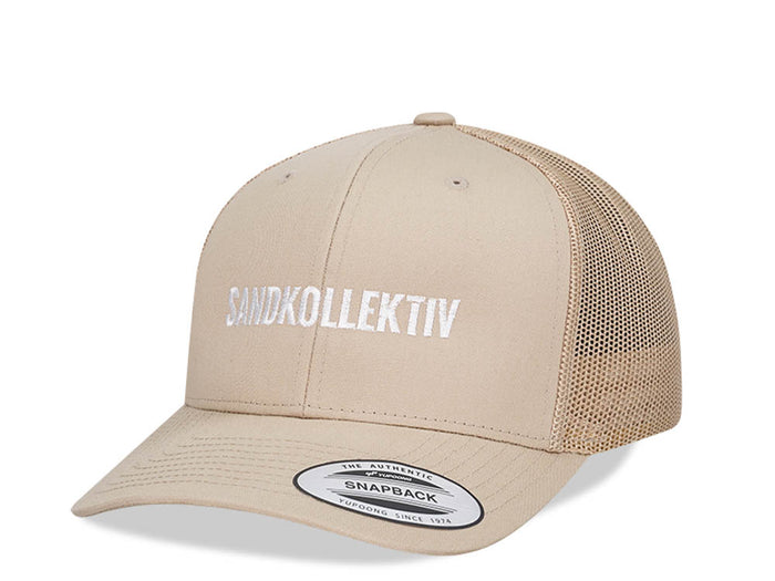 Sandkollektiv Khaki Trucker Snapback Cap