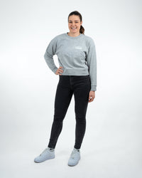 Sandkollektiv Cropster Damen Sweatshirt Serene Blue