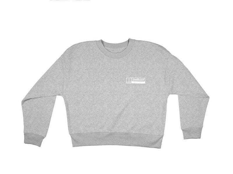 Sandkollektiv Cropster Damen Sweatshirt Heather Grey