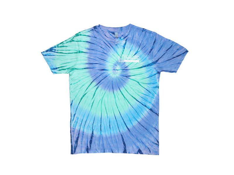 Sandkollektiv T-Shirt Tie Dye Blue Green