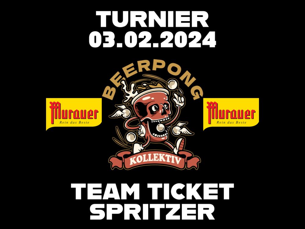 Beerpongkollektiv Team Ticket Spritzer