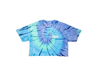 Sandkollektiv Crop Top Tie Dye Blue Green