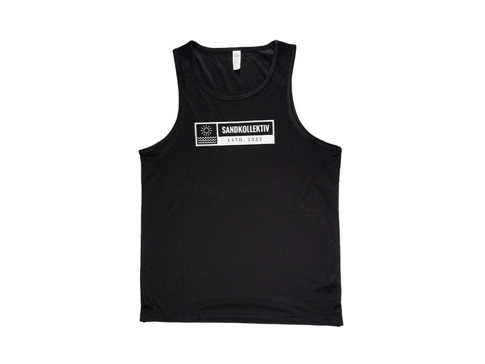 Sandkollektiv Sporttanktop Herren Jet Black