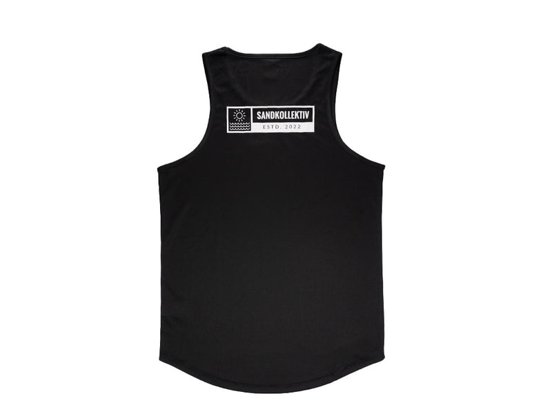 Sandkollektiv Sporttanktop Herren Jet Black