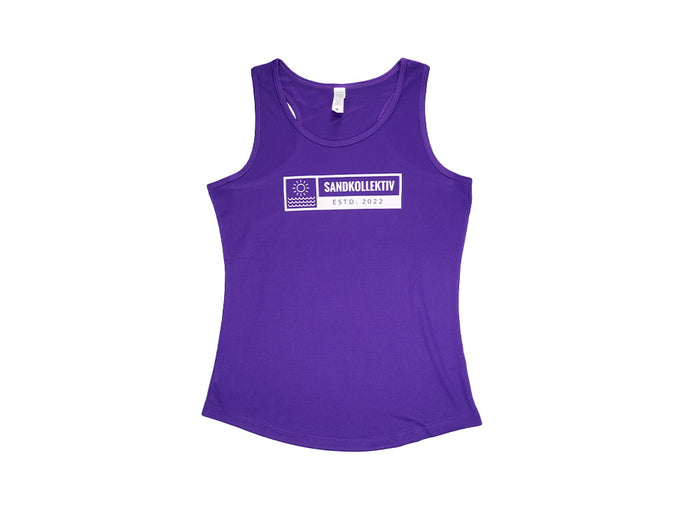 Sandkollektiv Sporttanktop Damen Purple